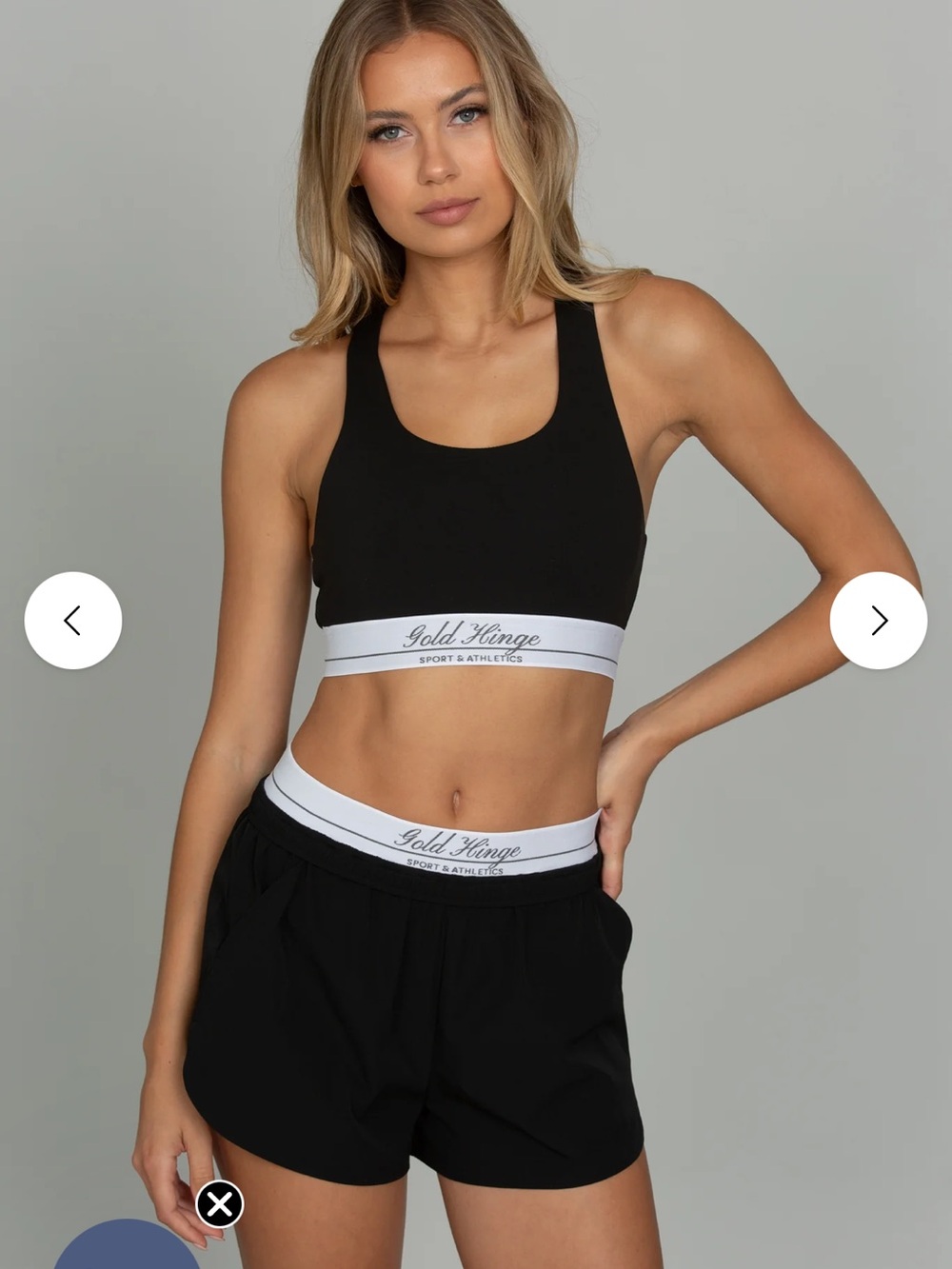 GoldWynge Women's Black Shorts